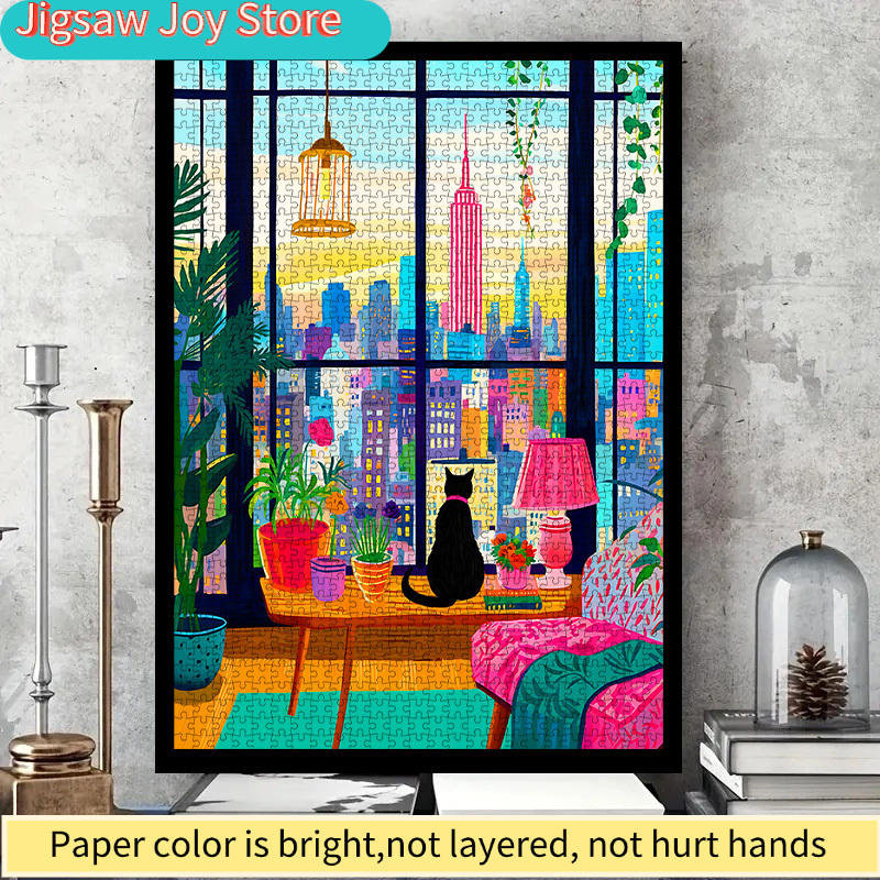 DIY Paper Puzzle, New York Cit - đánh giá và giá Plant Parental