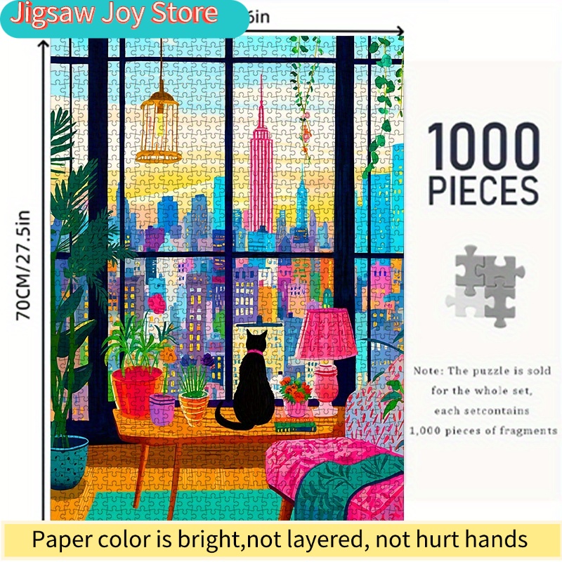 DIY Paper Puzzle, New York Cit - đánh giá và giá Plant Parental