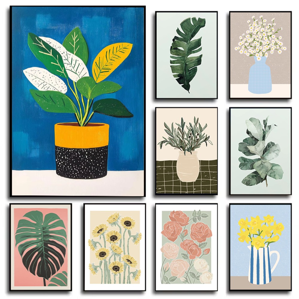 Garden Flower Vase Art Poster  - đánh giá và giá Plant Parenting