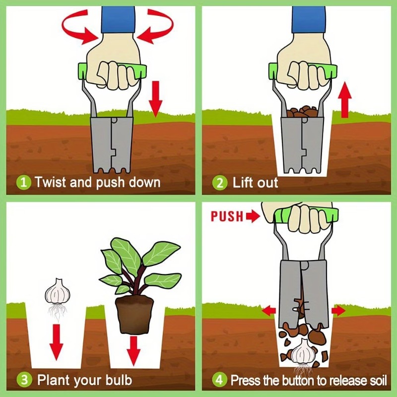 1-5PCS Handle Seedling Transpl - đánh giá và giá Plant Parent Tools