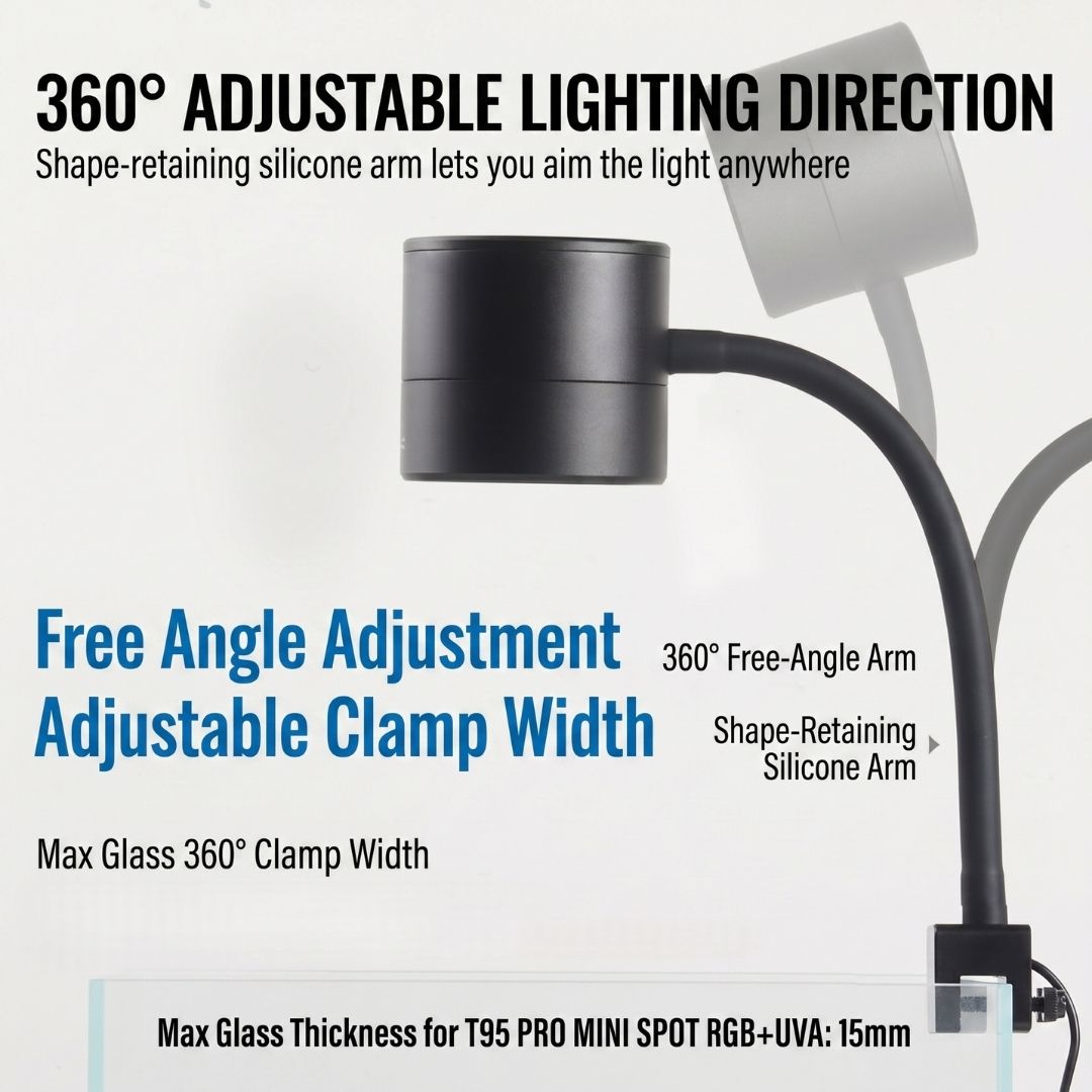 WEEK AQUA T95PRO SPOT RGB+UVA  - đánh giá và giá Plant Parent App