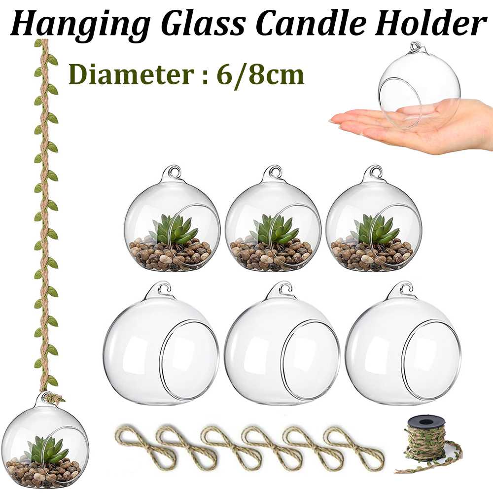 Glass Hanging Orbs Fillable Cl - đánh giá và giá Plant Parenting
