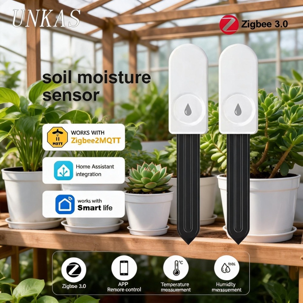 ZigBee 3.0 Soil Monitor Sensor - đánh giá và giá Plant Parent App