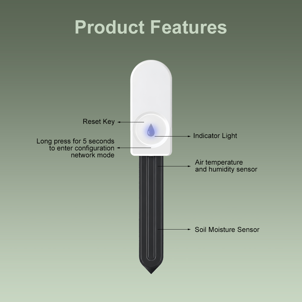ZigBee 3.0 Soil Monitor Sensor - đánh giá và giá Plant Parent App