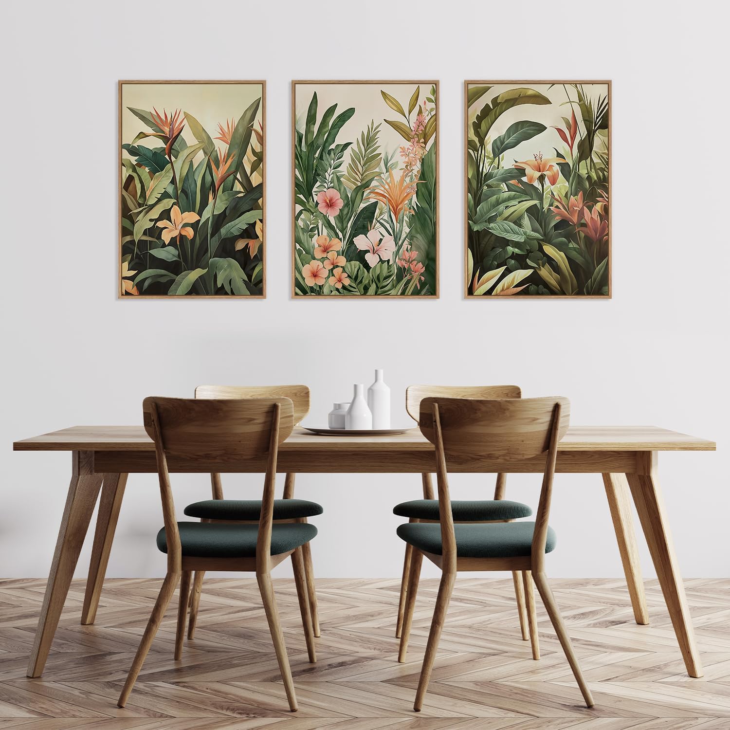 3pcs/set frameless Canvas Pain - đánh giá và giá Plant Parenting