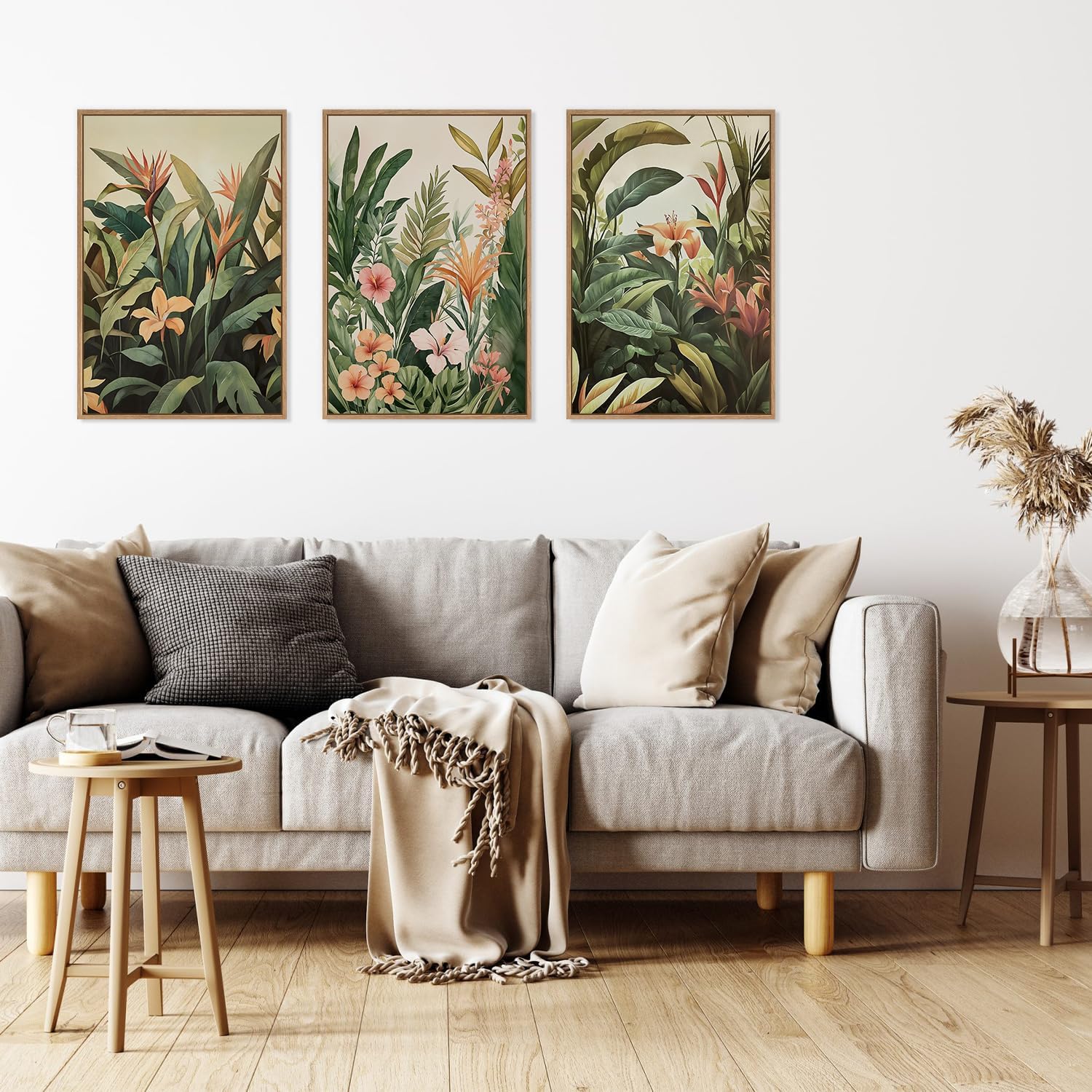 3pcs/set frameless Canvas Pain - đánh giá và giá Plant Parenting