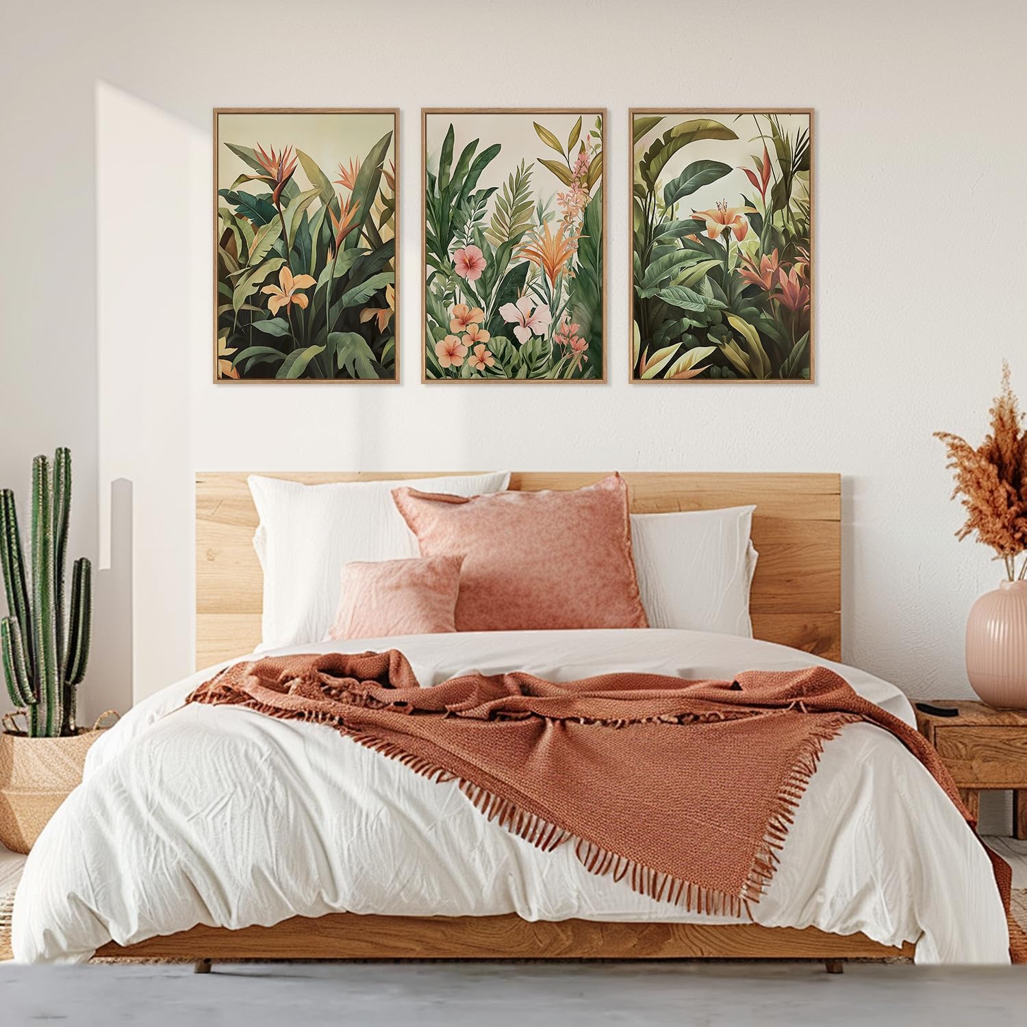3pcs/set frameless Canvas Pain - đánh giá và giá Plant Parenting